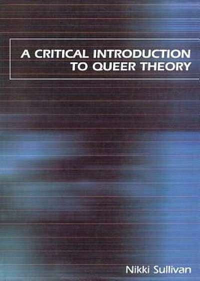 A Critical Introduction to Queer Theory, Paperback