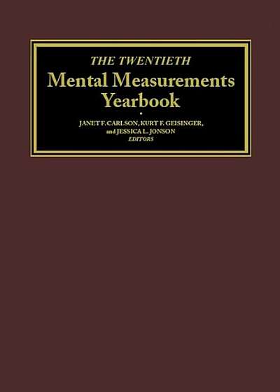 The Twentieth Mental Measurements Yearbook, Hardcover