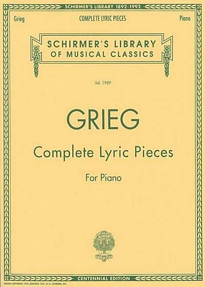 Edvard Grieg: Complete Lyric Pieces, Paperback