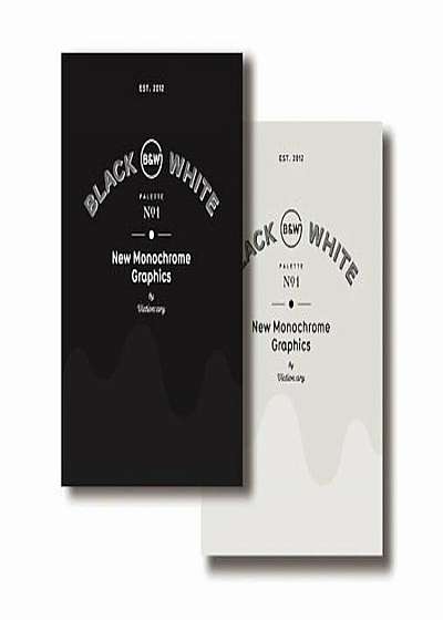 Palette, No. 1: Black & White: New Monochrome Graphics, Paperback