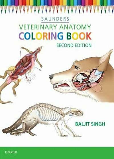 Veterinary Anatomy Coloring Book, Paperback