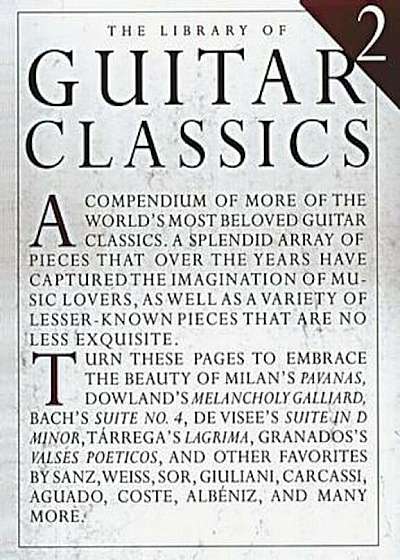 The Library of Guitar Classics 2, Paperback