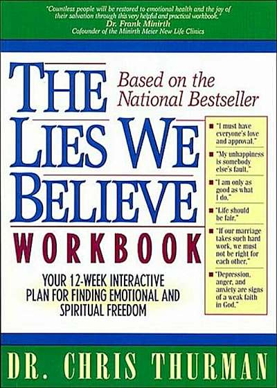 Coperta cărții The Lies We Believe Workbook, Paperback