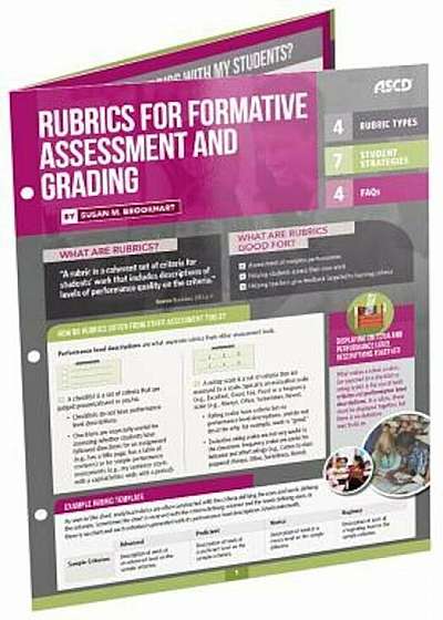 Rubrics for Formative Assessment and Grading (Quick Reference Guide), Paperback