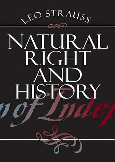 Natural Right and History, Paperback