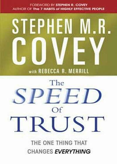 Speed of Trust, Paperback