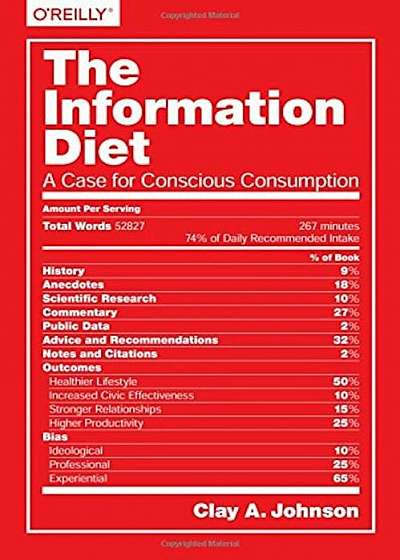 The Information Diet: A Case for Conscious Comsumption, Paperback
