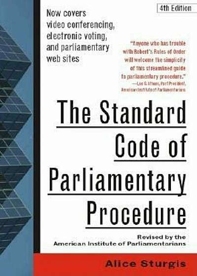 The Standard Code of Parliamentary Procedure, 4th Edition, Paperback