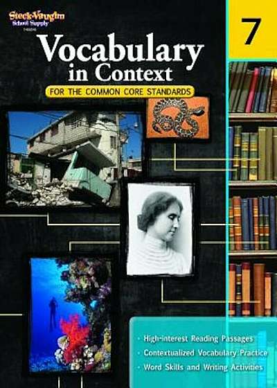 Vocabulary in Context for the Common Core Standards, Grade 7, Paperback