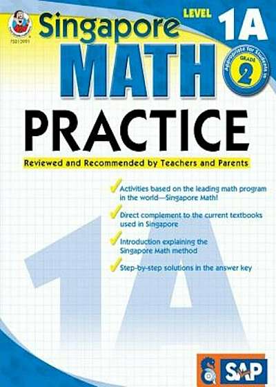 Singapore Math Practice, Level 1A Grade 2, Paperback