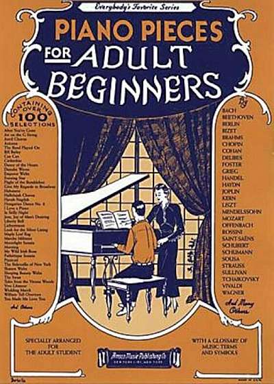 Piano Pieces for Adult Beginners (Efs 251), Paperback