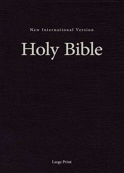 NIV, Pew and Worship Bible, Large Print, Hardcover, Black, Hardcover