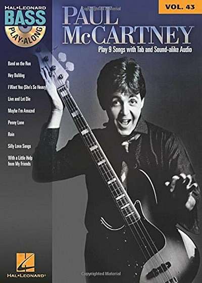 Paul McCartney: Bass Play-Along Volume 43, Paperback