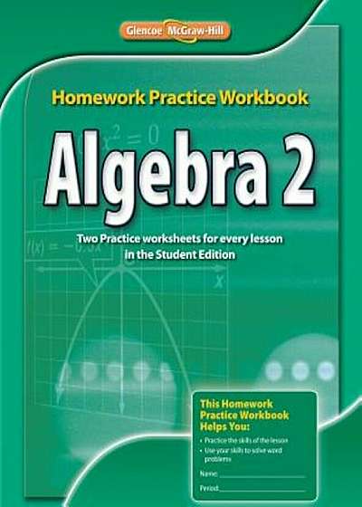 Algebra 2 Homework Practice Workbook, Paperback