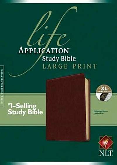 Life Application Study Bible NLT, Large Print, Hardcover
