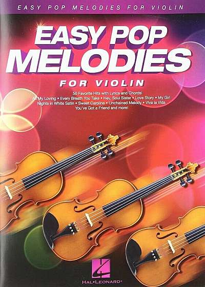 Easy Pop Melodies for Violin, Paperback