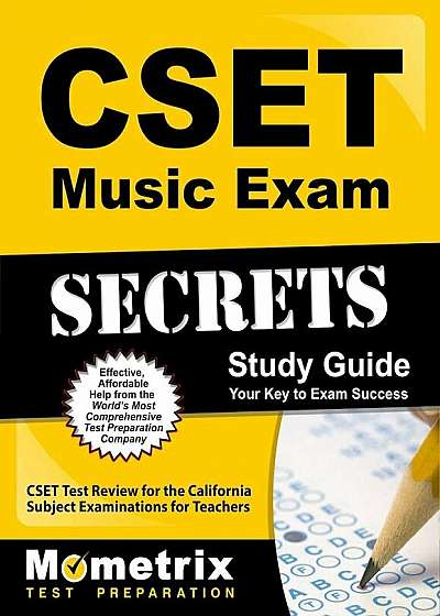 CSET Music Exam Secrets Study Guide: CSET Test Review for the California Subject Examinations for Teachers, Paperback