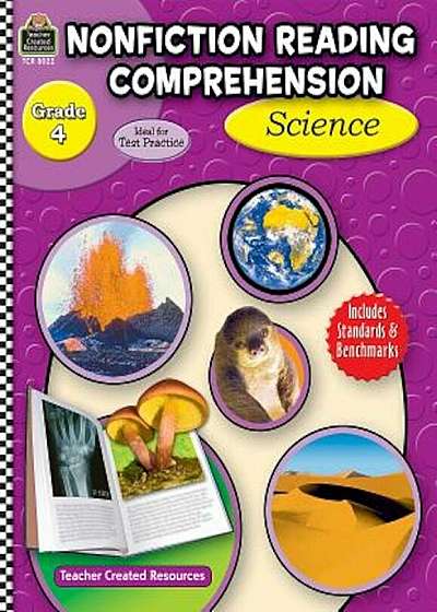 Nonfiction Reading Comprehension: Science, Grade 4, Paperback