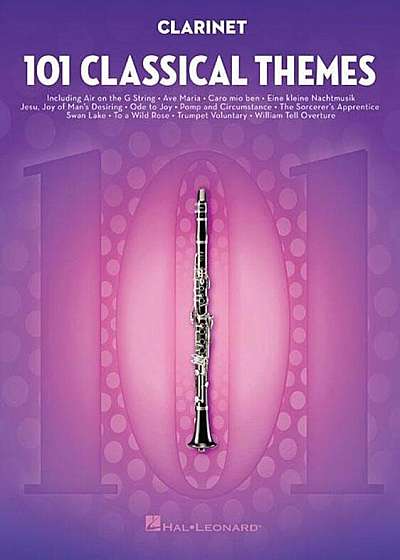 101 Classical Themes for Clarinet, Paperback