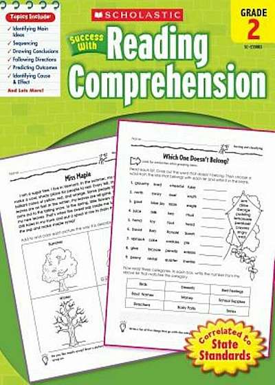 Scholastic Success with Reading Comprehension, Grade 2, Paperback