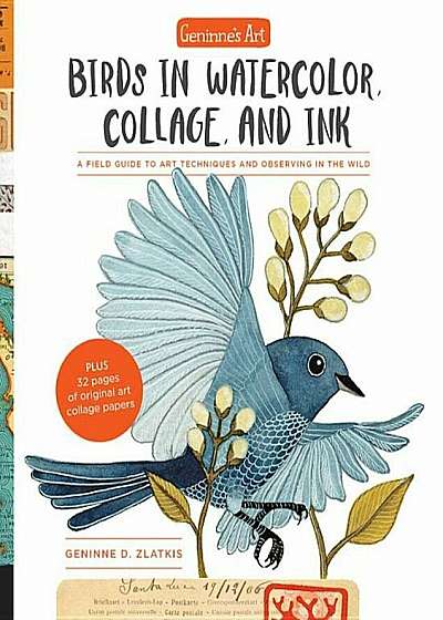 Geninne's Art: Birds in Watercolor, Collage, and Ink: A Field Guide to Art Techniques and Observing in the Wild, Paperback