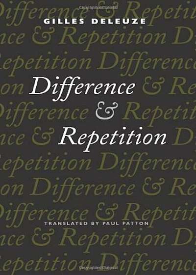 Difference and Repetition, Paperback