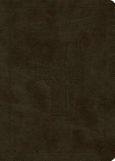 Value Compact Bible-ESV-Celtic Cross Design, Hardcover