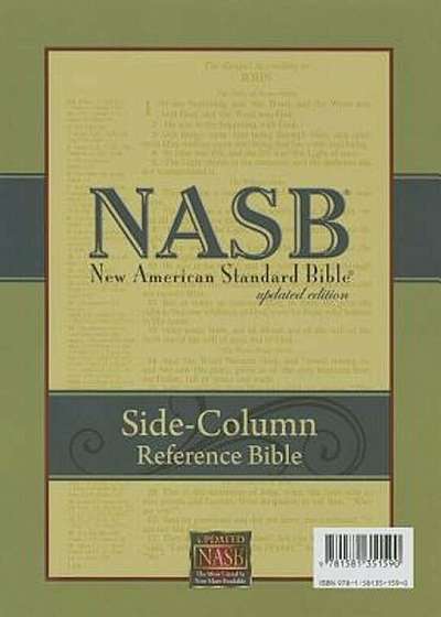 Side-Column Reference Bible-NASB, Hardcover