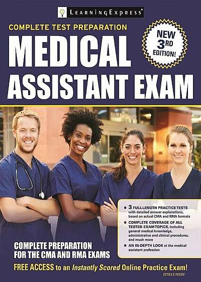 Medical Assistant Exam: Preparation for the CMA and Rma Exams, Paperback