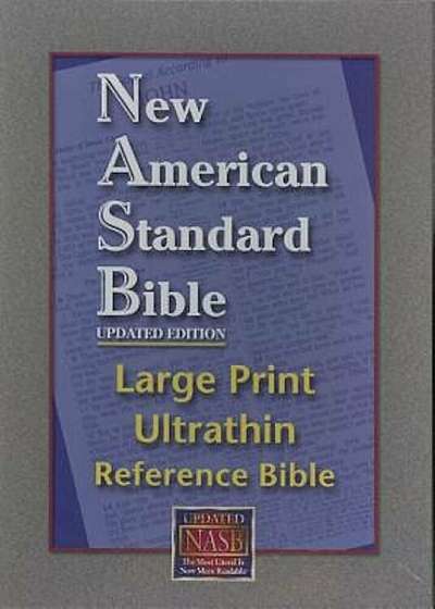 Ultrathin Reference Bible Large Print-NASB, Hardcover