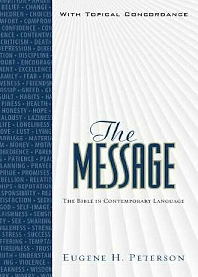 Message Bible-MS-Numbered: The Bible in Contemporary Language, Hardcover