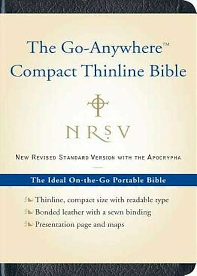 Go-Anywhere Compact Thinline Bible-NRSV-With Apocrypha, Hardcover
