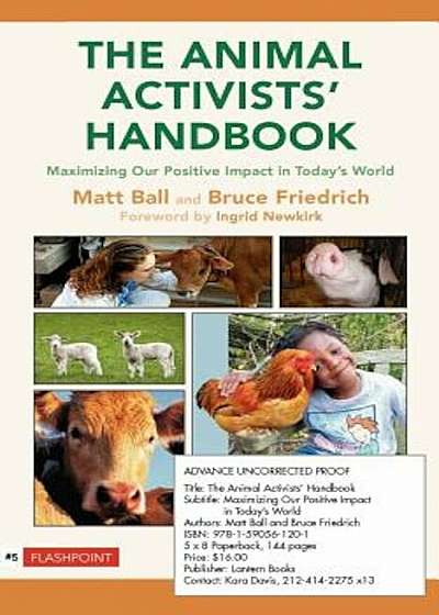 The Animal Activist's Handbook: Maximizing Our Positive Impact in Today's World, Paperback