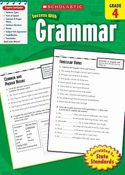 Grammar, Grade 4, Paperback