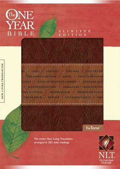 Coperta cărții One Year Bible-NLT-Slimline, Hardcover
