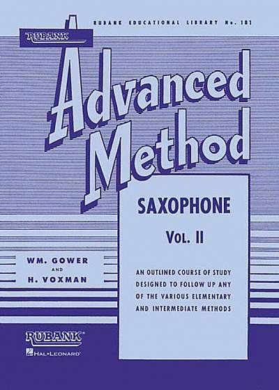 Rubank Advanced Method: Saxophone, Vol. II, Paperback