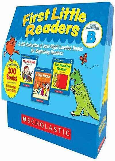 First Little Readers: Guided Reading Level B: A Big Collection of Just-Right Leveled Books for Beginning Readers 'With Teacher's Guide', Paperback