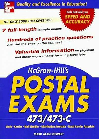 McGraw-Hill's Postal Exams 473/473C, Paperback