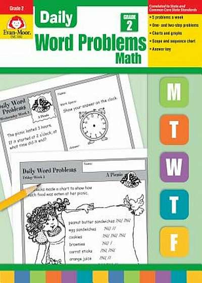 Daily Word Problems Grade 2, Paperback
