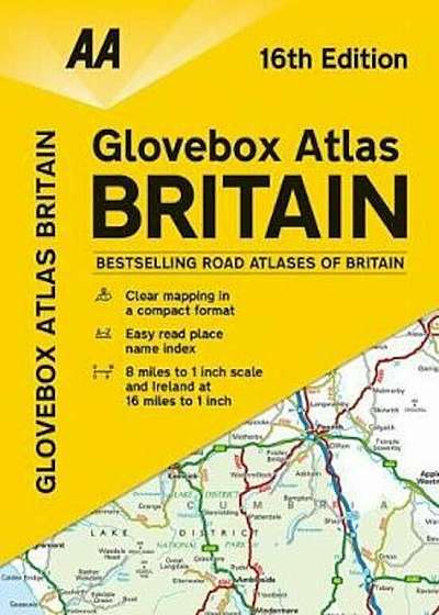 AA Glovebox Atlas Britain, Hardcover