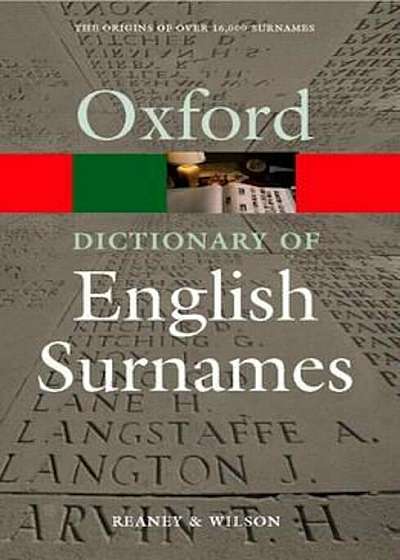 Dictionary of English Surnames, Paperback