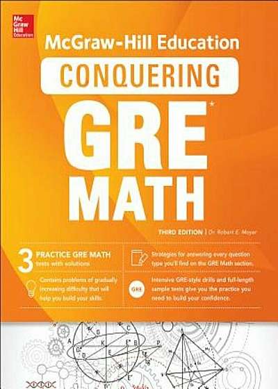 McGraw-Hill Education Conquering GRE Math, Third Edition, Paperback