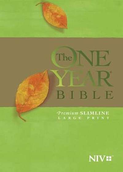 One Year Bible-NIV-Premium Slimline Large Print, Paperback