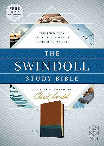 The Swindoll Study Bible NLT, Tutone, Hardcover