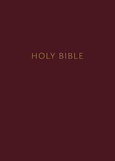NKJV, Pew Bible, Large Print, Hardcover, Burgundy, Red Letter Edition, Hardcover