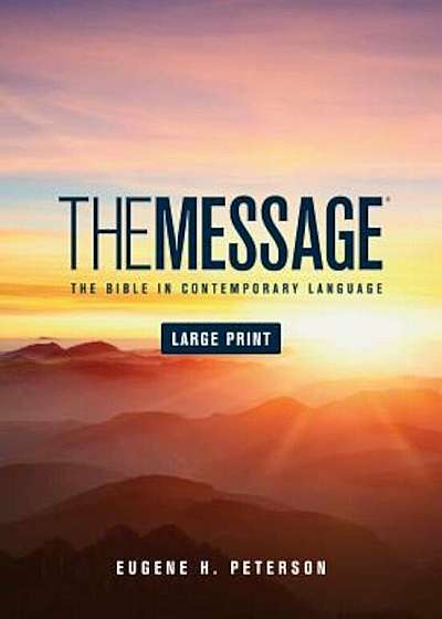 Message Bible-MS-Large Print Numbered, Hardcover