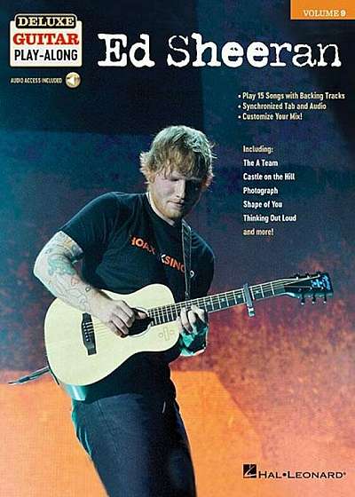 Ed Sheeran: Deluxe Guitar Play-Along Volume 9, Paperback