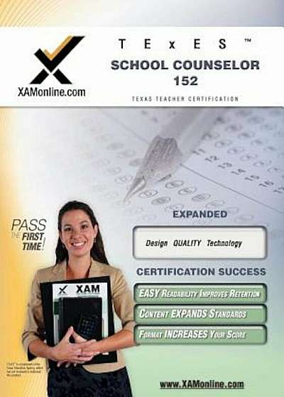 Coperta cărții TExES School Counselor 152, Paperback