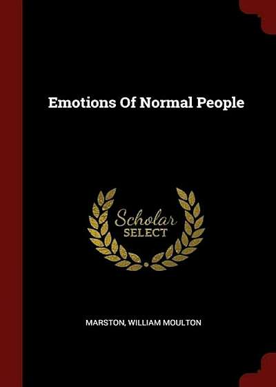 Emotions of Normal People, Paperback