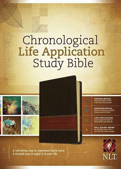 Chronological Life Application Study Bible-NLT, Hardcover